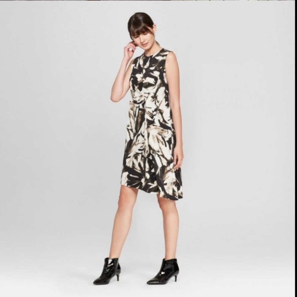 🚫SOLD🚫Prologue Dress asymmetrical brown black XL